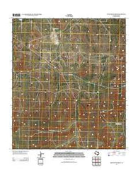 Rock House Draw Texas Historical topographic map, 1:24000 scale, 7.5 X 7.5 Minute, Year 2012