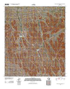 Rock House Draw NW Texas Historical topographic map, 1:24000 scale, 7.5 X 7.5 Minute, Year 2010