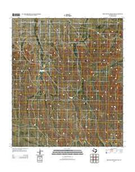 Rock House Draw NW Texas Historical topographic map, 1:24000 scale, 7.5 X 7.5 Minute, Year 2012