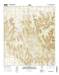 Rock House Draw NW Texas Current topographic map, 1:24000 scale, 7.5 X 7.5 Minute, Year 2016
