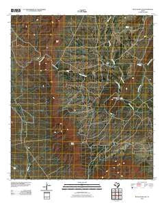 Rock House Gap Texas Historical topographic map, 1:24000 scale, 7.5 X 7.5 Minute, Year 2010
