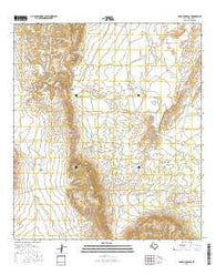 Rock House Gap Texas Current topographic map, 1:24000 scale, 7.5 X 7.5 Minute, Year 2016