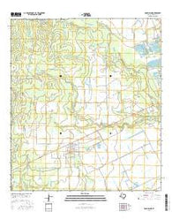 Rock Island Texas Current topographic map, 1:24000 scale, 7.5 X 7.5 Minute, Year 2016