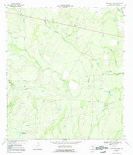 Rockaway Creek Texas Historical topographic map, 1:24000 scale, 7.5 X 7.5 Minute, Year 1969