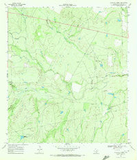 Rockaway Creek Texas Historical topographic map, 1:24000 scale, 7.5 X 7.5 Minute, Year 1969