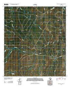 Rockaway Creek Texas Historical topographic map, 1:24000 scale, 7.5 X 7.5 Minute, Year 2010