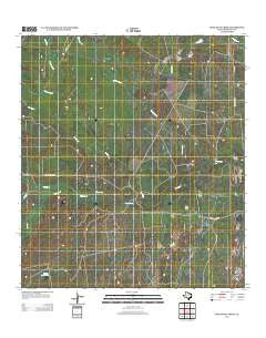Rockaway Creek Texas Historical topographic map, 1:24000 scale, 7.5 X 7.5 Minute, Year 2012