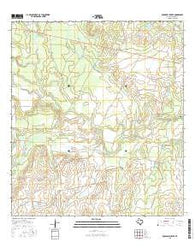 Rockaway Creek Texas Current topographic map, 1:24000 scale, 7.5 X 7.5 Minute, Year 2016