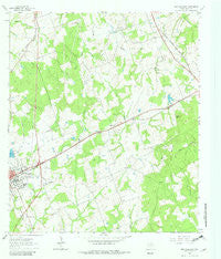 Rockdale East Texas Historical topographic map, 1:24000 scale, 7.5 X 7.5 Minute, Year 1961
