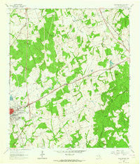 Rockdale East Texas Historical topographic map, 1:24000 scale, 7.5 X 7.5 Minute, Year 1961