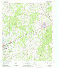 Rockdale East Texas Historical topographic map, 1:24000 scale, 7.5 X 7.5 Minute, Year 1961