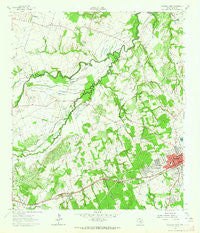 Rockdale West Texas Historical topographic map, 1:24000 scale, 7.5 X 7.5 Minute, Year 1962