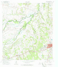 Rockdale West Texas Historical topographic map, 1:24000 scale, 7.5 X 7.5 Minute, Year 1962