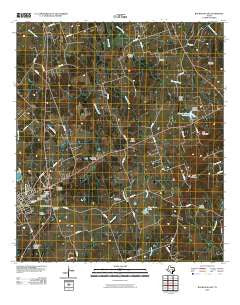 Rockdale East Texas Historical topographic map, 1:24000 scale, 7.5 X 7.5 Minute, Year 2010