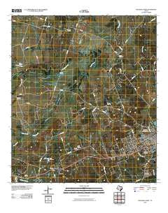 Rockdale West Texas Historical topographic map, 1:24000 scale, 7.5 X 7.5 Minute, Year 2010