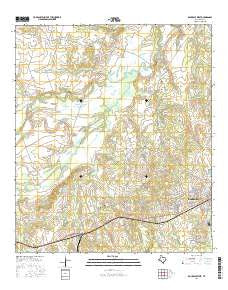 Rockdale West Texas Current topographic map, 1:24000 scale, 7.5 X 7.5 Minute, Year 2016