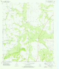 Rocker B Ranch Texas Historical topographic map, 1:24000 scale, 7.5 X 7.5 Minute, Year 1973
