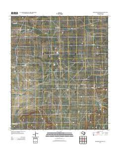 Rocker B Ranch Texas Historical topographic map, 1:24000 scale, 7.5 X 7.5 Minute, Year 2012
