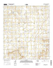 Rocker B Ranch Texas Current topographic map, 1:24000 scale, 7.5 X 7.5 Minute, Year 2016