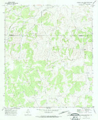 Rocking Chair Ranch Texas Historical topographic map, 1:24000 scale, 7.5 X 7.5 Minute, Year 1970