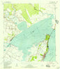 Rockport Texas Historical topographic map, 1:62500 scale, 15 X 15 Minute, Year 1954