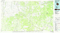 Rocksprings Texas Historical topographic map, 1:100000 scale, 30 X 60 Minute, Year 1985