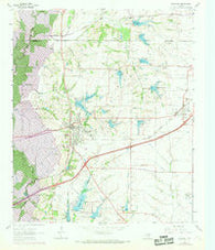 Rockwall Texas Historical topographic map, 1:24000 scale, 7.5 X 7.5 Minute, Year 1963