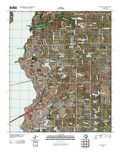 Rockwall Texas Historical topographic map, 1:24000 scale, 7.5 X 7.5 Minute, Year 2010