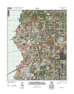 Rockwall Texas Historical topographic map, 1:24000 scale, 7.5 X 7.5 Minute, Year 2012
