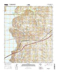 Rockwall Texas Current topographic map, 1:24000 scale, 7.5 X 7.5 Minute, Year 2016