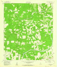 Rocky Creek Texas Historical topographic map, 1:24000 scale, 7.5 X 7.5 Minute, Year 1961