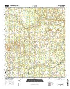 Rocky Creek Texas Current topographic map, 1:24000 scale, 7.5 X 7.5 Minute, Year 2016