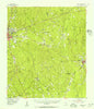 Roganville Texas Historical topographic map, 1:62500 scale, 15 X 15 Minute, Year 1955