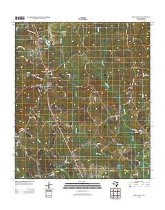 Roganville Texas Historical topographic map, 1:24000 scale, 7.5 X 7.5 Minute, Year 2012
