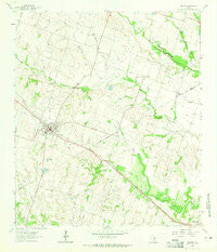 Rogers Texas Historical topographic map, 1:24000 scale, 7.5 X 7.5 Minute, Year 1964