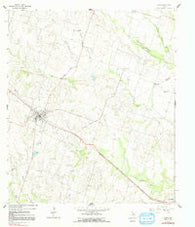 Rogers Texas Historical topographic map, 1:24000 scale, 7.5 X 7.5 Minute, Year 1964