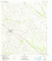 Rogers Texas Historical topographic map, 1:24000 scale, 7.5 X 7.5 Minute, Year 1964