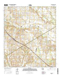 Rogers Texas Current topographic map, 1:24000 scale, 7.5 X 7.5 Minute, Year 2016