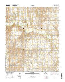 Rolla Texas Current topographic map, 1:24000 scale, 7.5 X 7.5 Minute, Year 2016