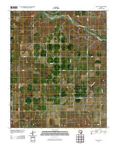 Rolla NE Texas Historical topographic map, 1:24000 scale, 7.5 X 7.5 Minute, Year 2010