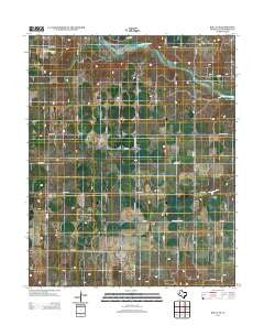 Rolla NE Texas Historical topographic map, 1:24000 scale, 7.5 X 7.5 Minute, Year 2012