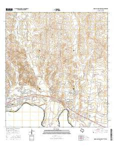 Roma-Los Saenz East Texas Current topographic map, 1:24000 scale, 7.5 X 7.5 Minute, Year 2016