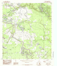 Romayor Texas Historical topographic map, 1:24000 scale, 7.5 X 7.5 Minute, Year 1984