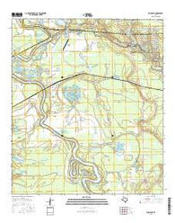 Romayor Texas Current topographic map, 1:24000 scale, 7.5 X 7.5 Minute, Year 2016