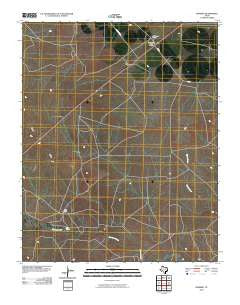 Romero Texas Historical topographic map, 1:24000 scale, 7.5 X 7.5 Minute, Year 2010
