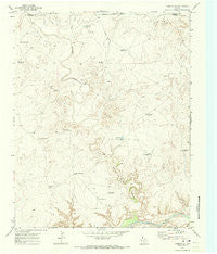 Romero SE Texas Historical topographic map, 1:24000 scale, 7.5 X 7.5 Minute, Year 1971