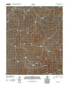 Romero SE Texas Historical topographic map, 1:24000 scale, 7.5 X 7.5 Minute, Year 2010