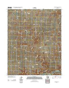 Romero SE Texas Historical topographic map, 1:24000 scale, 7.5 X 7.5 Minute, Year 2012
