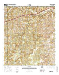 Roosevelt Texas Current topographic map, 1:24000 scale, 7.5 X 7.5 Minute, Year 2016