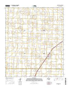 Ropesville Texas Current topographic map, 1:24000 scale, 7.5 X 7.5 Minute, Year 2016